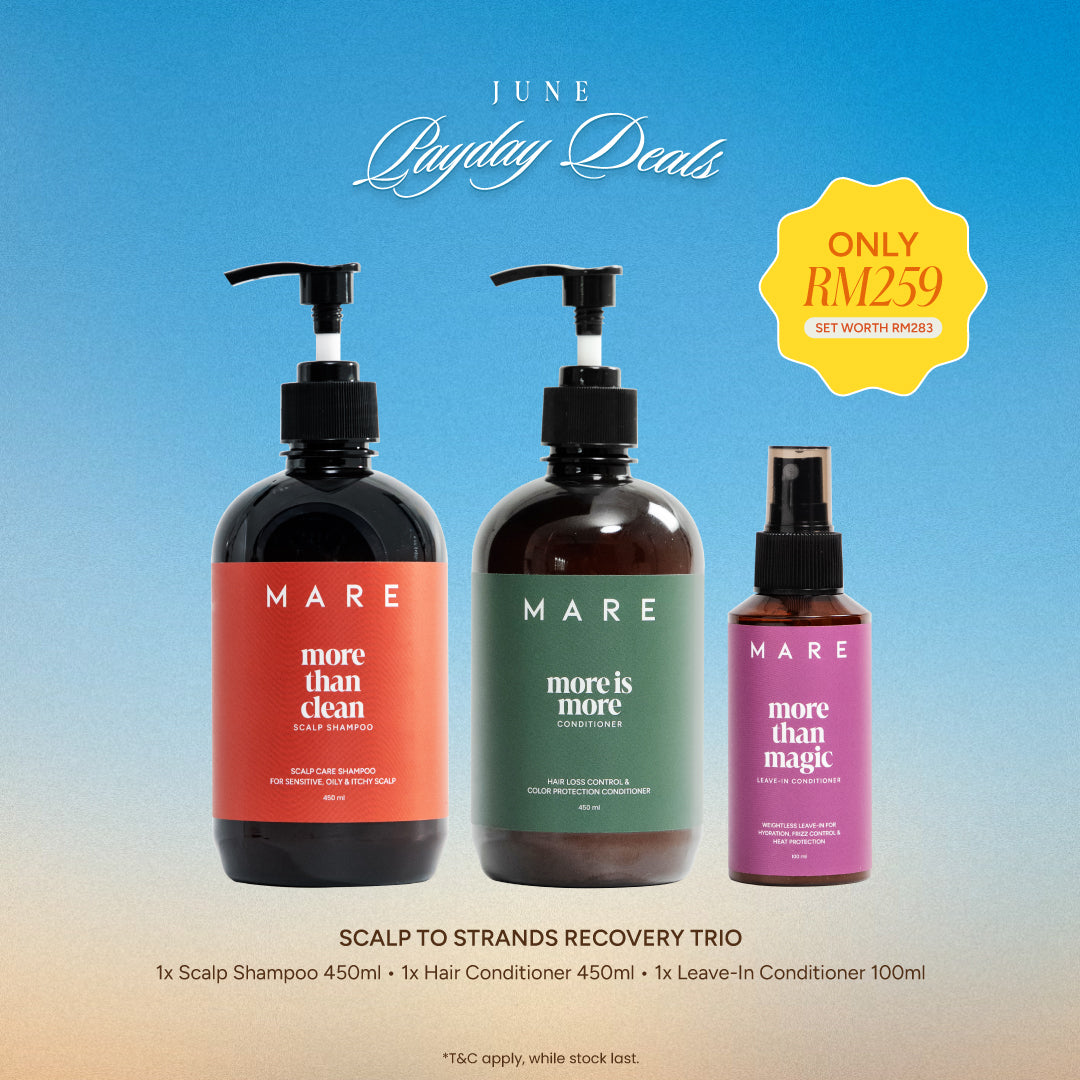 SCALP TO STRANDS RECOVERY TRIO Scalp Shampoo + Conditioner + Leave-In Conditioner