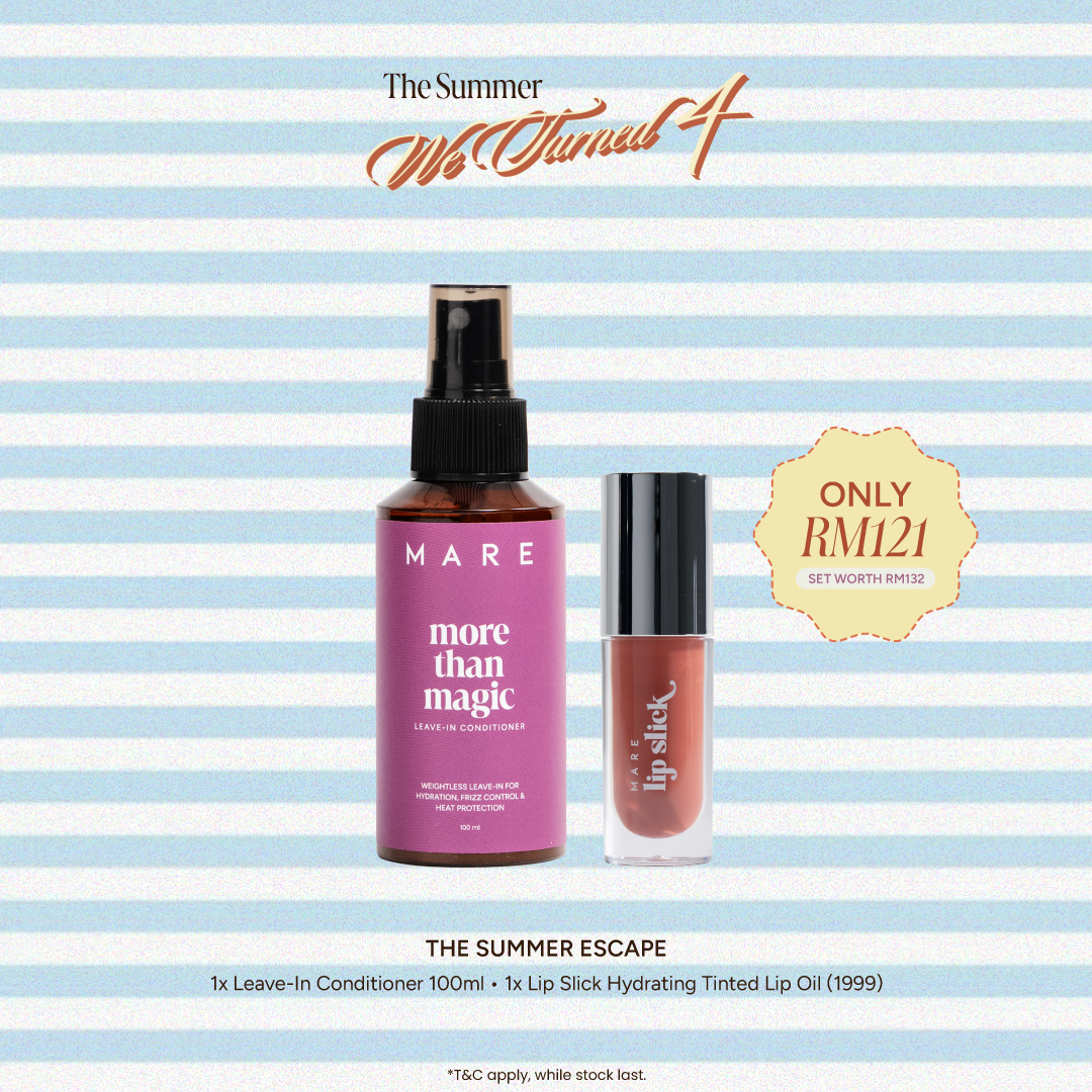 THE SUMMER ESCAPE Leave-In Conditioner + Lip Slick 1999