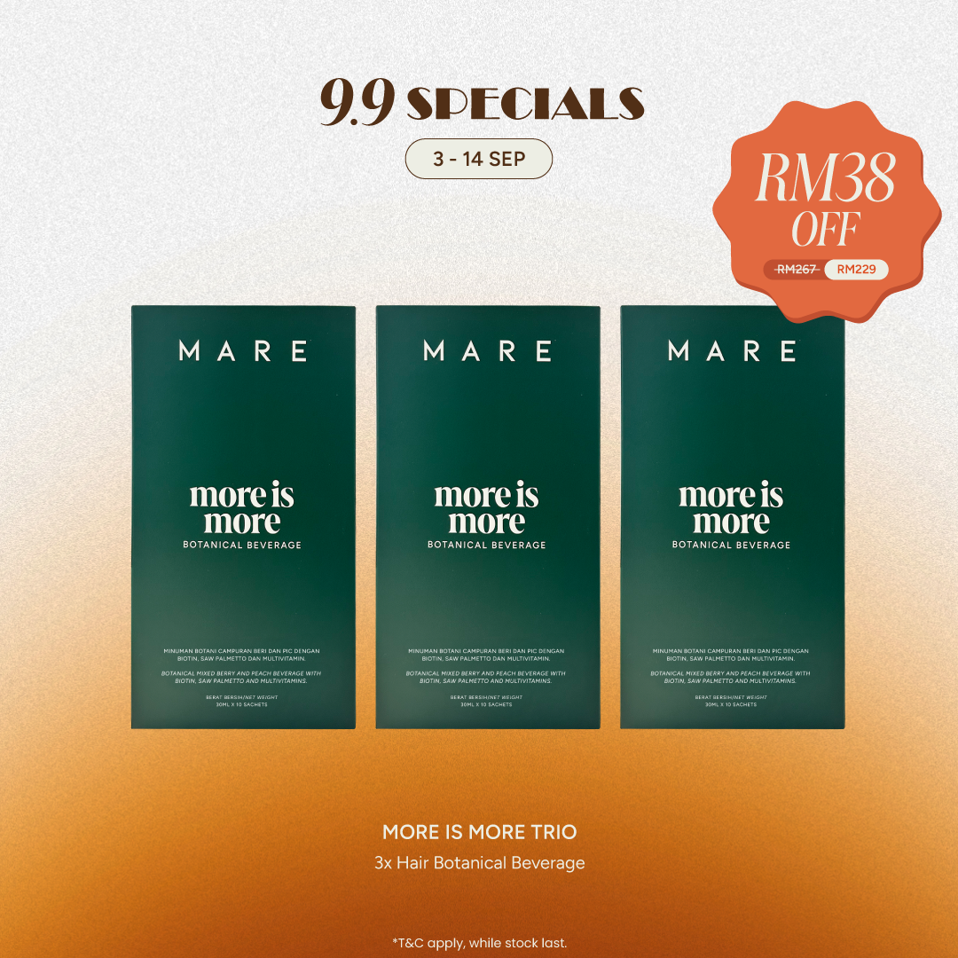 MORE IS MORE Hair Botanical Beverage Trio