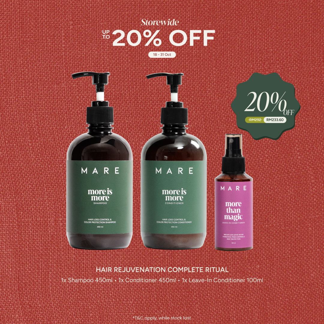 HAIR REJUVENATION COMPLETE RITUAL Shampoo + Conditioner + Leave-In Conditioner