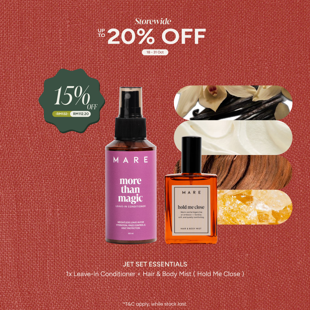 JET SET ESSENTIALS Hair & Body Mist + Leave-In Conditioner