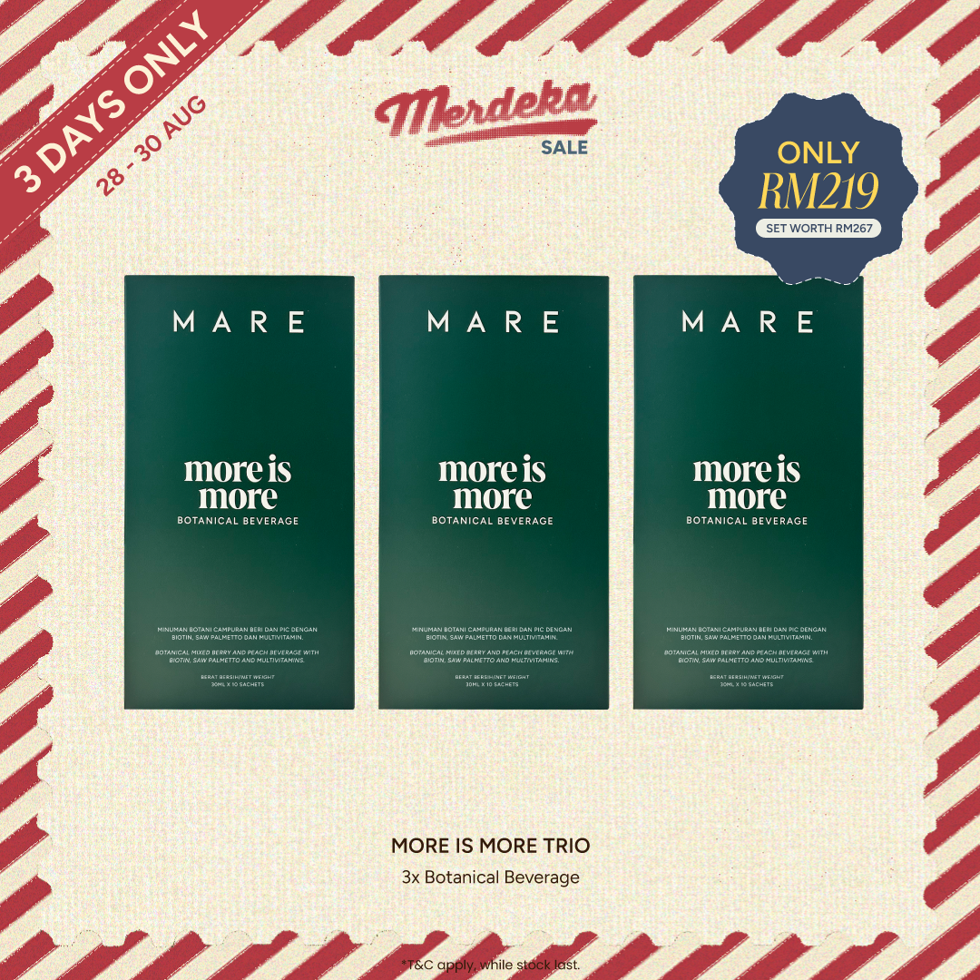MORE IS MORE Hair Botanical Beverage Trio