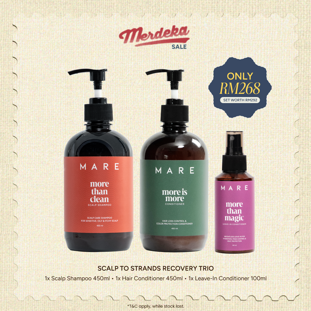 SCALP TO STRANDS RECOVERY TRIO Scalp Shampoo + Conditioner + Leave-In Conditioner