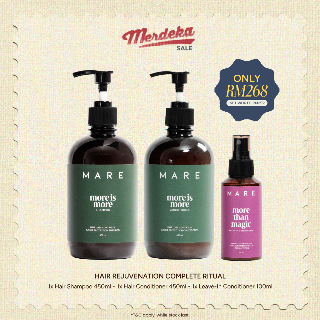 HAIR REJUVENATION COMPLETE RITUAL Shampoo + Conditioner + Leave-In Conditioner