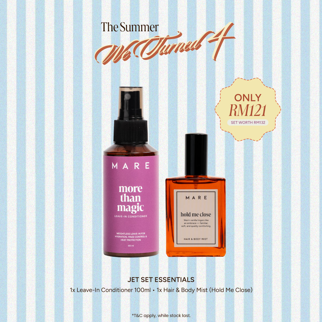 JET SET ESSENTIALS Hair & Body Mist + Leave-In Conditioner
